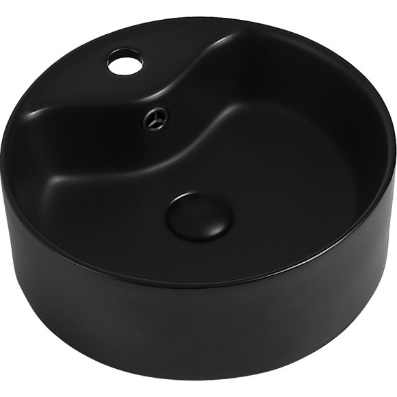 Раковина Abber Bequem 41 AC2104MB Черная матовая Раковина Abber Bequem 41 AC2104MB Черная матовая