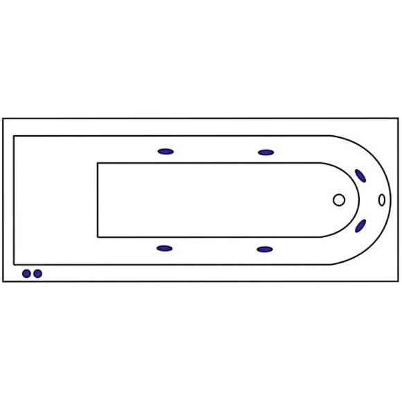 Акриловая ванна Excellent Aurum Slim 150x70 WAEX.AUR15S.HYDRO.CR с гидромассажем Акриловая ванна Excellent Aurum Slim 150x70 WAEX.AUR15S.HYDRO.CR с гидромассажем