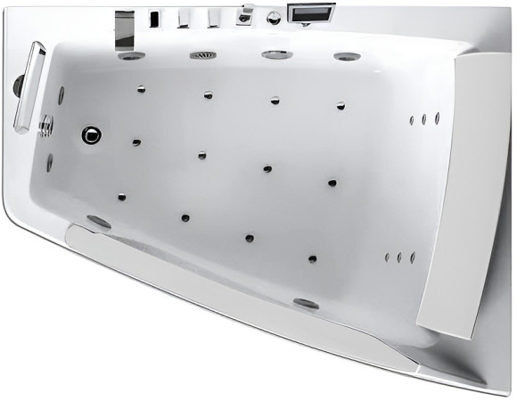 Акриловая ванна Gemy 170х130 G9056 O R с гидромассажем Акриловая ванна Gemy 170х130 G9056 O R с гидромассажем