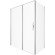 Душевая стенка Allen Brau Priority 90 3.31044.BA профиль Серебро браш стекло прозрачное