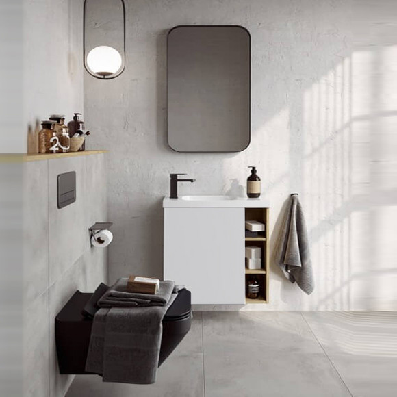 Корпус тумбы под раковину Aqwella Alba 60 L ALB0106LDD подвесной Дуб Давос Корпус тумбы под раковину Aqwella Alba 60 L ALB0106LDD подвесной Дуб Давос