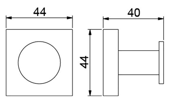 Крючок Timo Selene 12011/03 Черный Крючок Timo Selene 12011/03 Черный