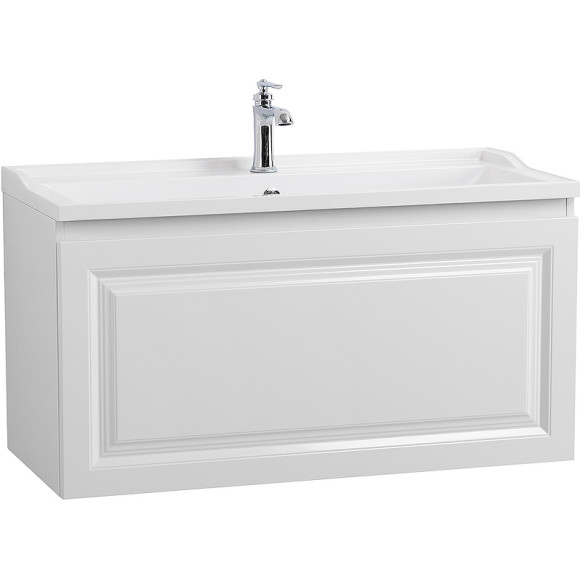 Тумба под раковину Cezares Giubileo 100 GIUBILEO-N-100-1C-SO-BL подвесная Bianco Opaco