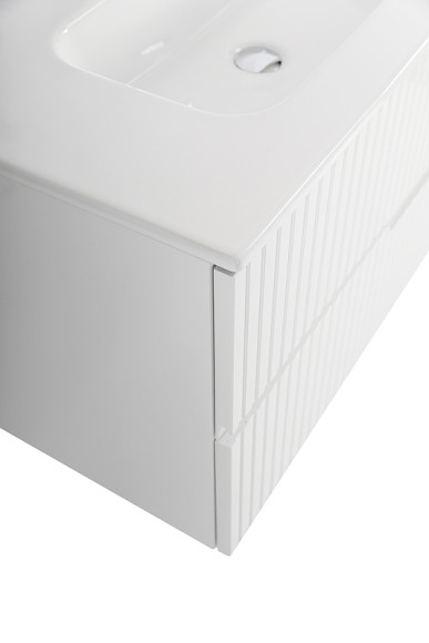 Тумба под раковину Cezares Duet-N 120 L DUET-N-1200-2C-SO-BL-L подвесная Bianco Lucido