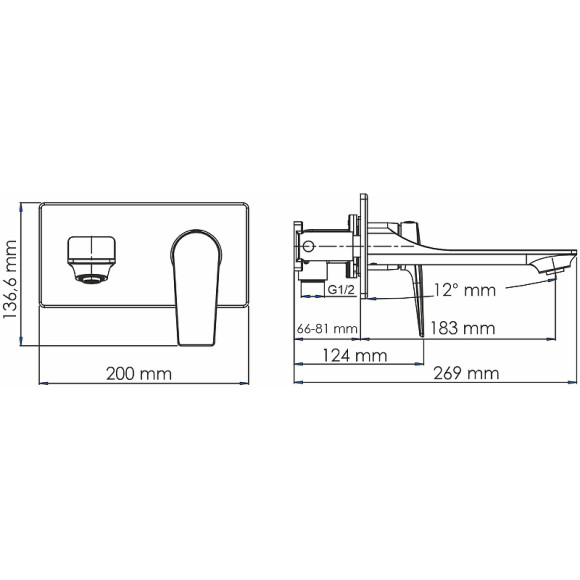 Смеситель для раковины WasserKRAFT Lopau 3230 Хром Смеситель для раковины WasserKRAFT Lopau 3230 Хром
