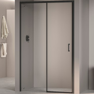 Душевая дверь RGW Passage PA-017B 120 350801712-14 профиль Черный стекло прозрачное