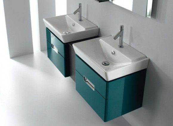 Тумба под раковину Jacob Delafon Reve 79 EB1135-G95 подвесная Оливковый