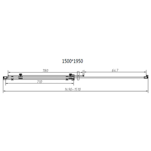 Душевой уголок Vincea Como-N 150x80 VSR-4CN8015CLB профиль Черный стекло прозрачное Душевой уголок Vincea Como-N 150x80 VSR-4CN8015CLB профиль Черный стекло прозрачное
