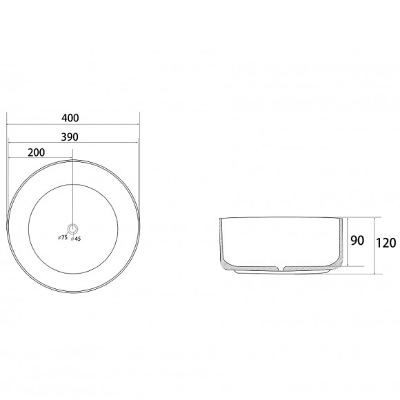 Раковина-чаша Abber Bequem 40 AC2109MP Розовая матовая Раковина-чаша Abber Bequem 40 AC2109MP Розовая матовая