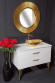 Зеркало Boheme NeoArt Shine 82 528-G light с подсветкой Золото глянец Зеркало Boheme NeoArt Shine 82 528-G light с подсветкой Золото глянец