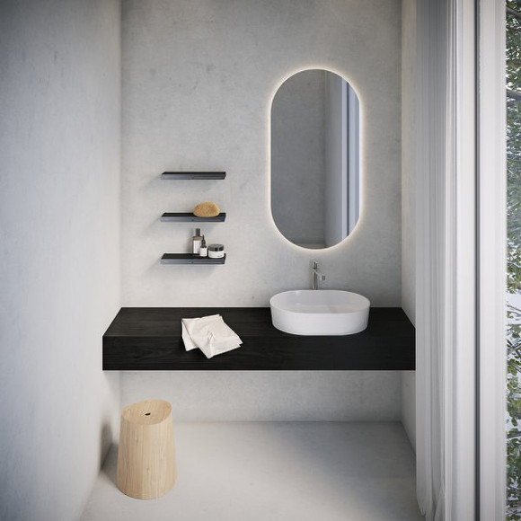 Металлическая полка Ravak Slim S X07P651 Белая Металлическая полка Ravak Slim S X07P651 Белая