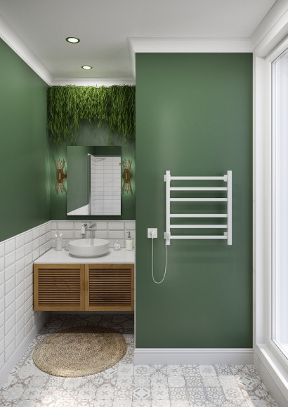 Электрический полотенцесушитель Ника Step-3 60/40 Белый матовый Электрический полотенцесушитель Ника Step-3 60/40 Белый матовый