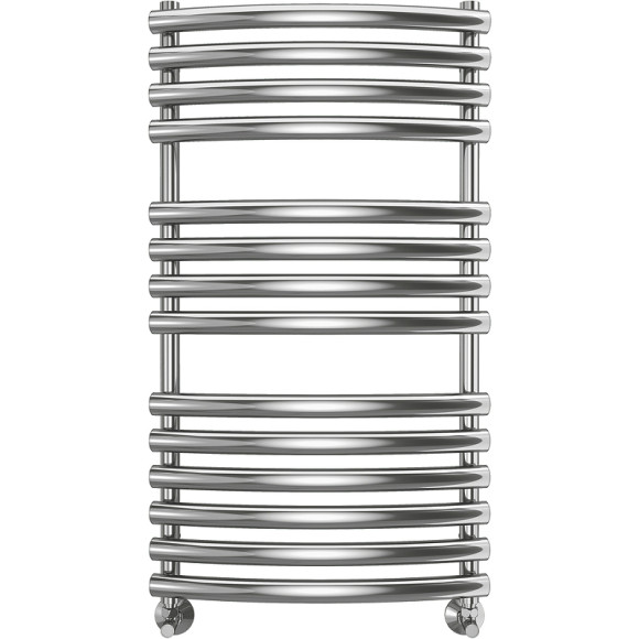 Водяной полотенцесушитель Terminus Капри П14 500х1000 4670078530646 Хром, нижнее подключение, G 1/2" ВР, с комплектом вентилей Водяной полотенцесушитель Terminus Капри П14 500х1000 4670078530646 Хром, нижнее подключение, G 1/2" ВР, с комплектом вентилей