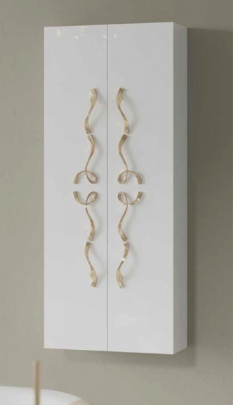 Шкаф пенал Clarberg Due amanti 50 DUE0505W Белый без ручек Шкаф пенал Clarberg Due amanti 50 DUE0505W Белый без ручек