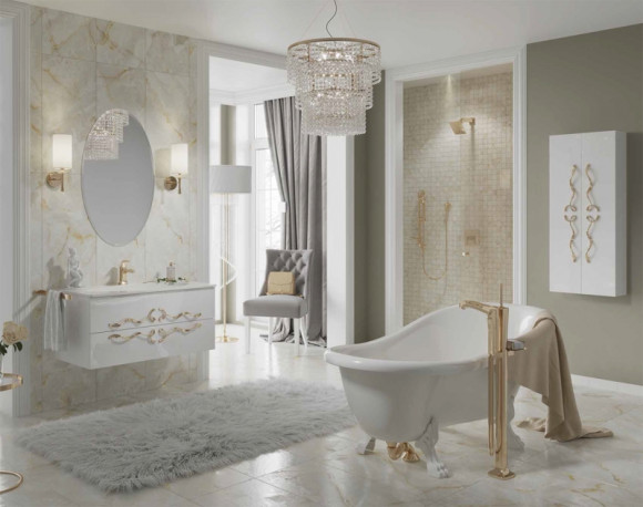 Шкаф пенал Clarberg Due amanti 50 DUE0505W Белый без ручек Шкаф пенал Clarberg Due amanti 50 DUE0505W Белый без ручек