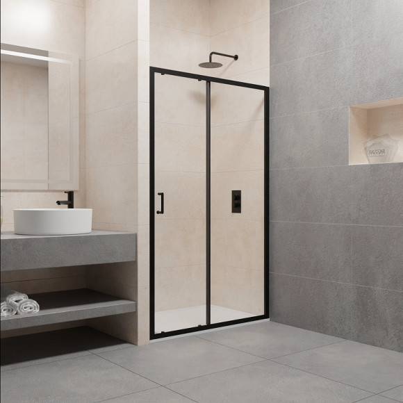 Душевая дверь RGW Passage PA-14 B 150 41081415-14 профиль Черный стекло прозрачное Душевая дверь RGW Passage PA-14 B 150 41081415-14 профиль Черный стекло прозрачное