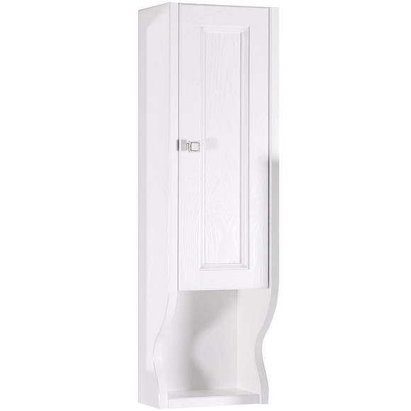 Подвесной шкаф ASB-Woodline Гранда 24 11485 Белый с патиной Серебро