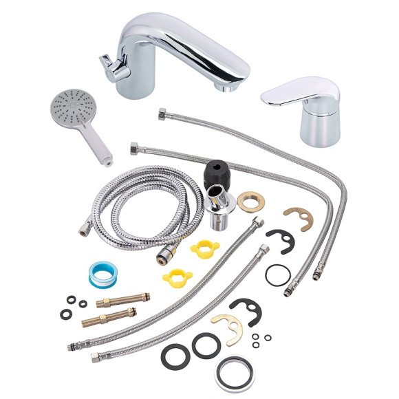 Смеситель на борт ванны Orange M60-333cr Хром