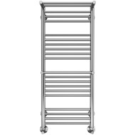 Водяной полотенцесушитель Terminus Аврора П20 400x1010 4660059582153 с полкой Хром