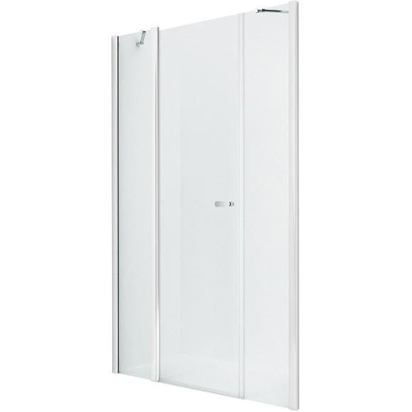 Душевая дверь New Trendy New Soleo Chrome 130 D-0173A профиль Хром стекло прозрачное