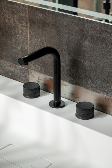 Смеситель для раковины Boheme Prestige 152-B-PR Черный матовый