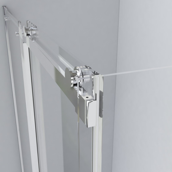 Душевой уголок Vincea Como 120х80 VSR-1C8012CL профиль Хром стекло прозрачное