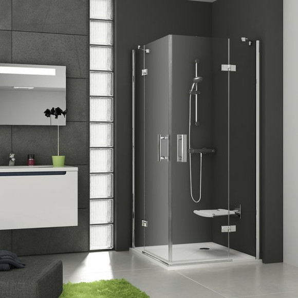 Душевой уголок Ravak Smartline SMSRV4-80 80x80 1SV44A00Z1 профиль Хром стекло Transparent Душевой уголок Ravak Smartline SMSRV4-80 80x80 1SV44A00Z1 профиль Хром стекло Transparent