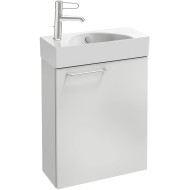 Тумба под раковину Jacob Delafon Odeon Rive Gauche 50 R EB2581D-R5-N18 подвесная Белая глянцевая