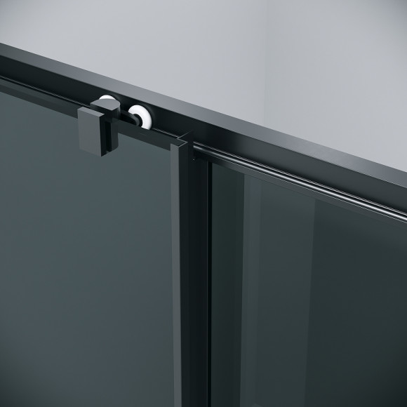 Душевой уголок Grossman Cosmo 130х70 120.K33.02.1370.21.10 профиль Черный матовый стекло тонированное Душевой уголок Grossman Cosmo 130х70 120.K33.02.1370.21.10 профиль Черный матовый стекло тонированное