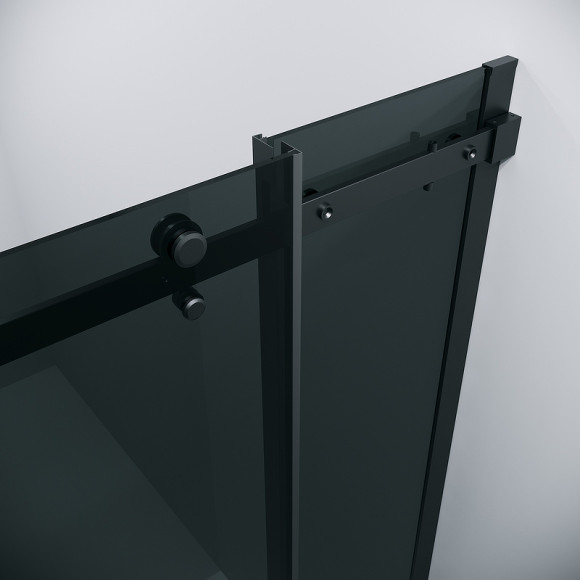 Душевой уголок Grossman Classic 80х80 300.K33.04.8080.21.10 профиль Черный матовый стекло тонированное Душевой уголок Grossman Classic 80х80 300.K33.04.8080.21.10 профиль Черный матовый стекло тонированное