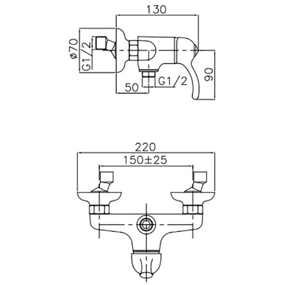 Смеситель для душа Migliore Lem 25884 Золото