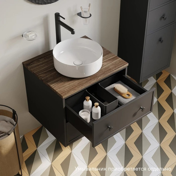 Тумба под раковину Iddis Torr 60 TOR60DMi95K подвесная Темно-серая