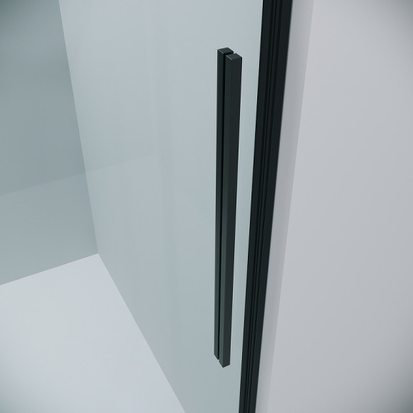 Душевая дверь Grossman Galaxy 130 100.K33.01.130.21.00 профиль Черный матовый стекло прозрачное Душевая дверь Grossman Galaxy 130 100.K33.01.130.21.00 профиль Черный матовый стекло прозрачное