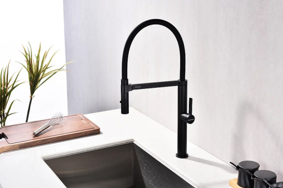 Смеситель для кухни Paulmark Leader Le214101-401 Антрацит