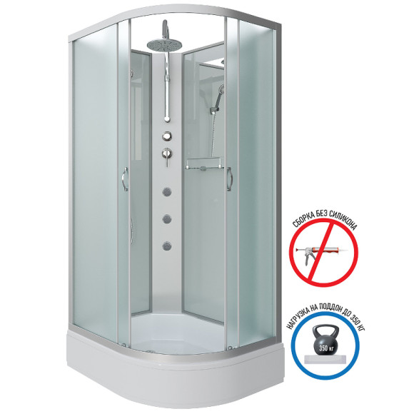 Душевая кабина Niagara Classic 130х90 L NG-33394-14LBKTG с гидромассажем Душевая кабина Niagara Classic 130х90 L NG-33394-14LBKTG с гидромассажем