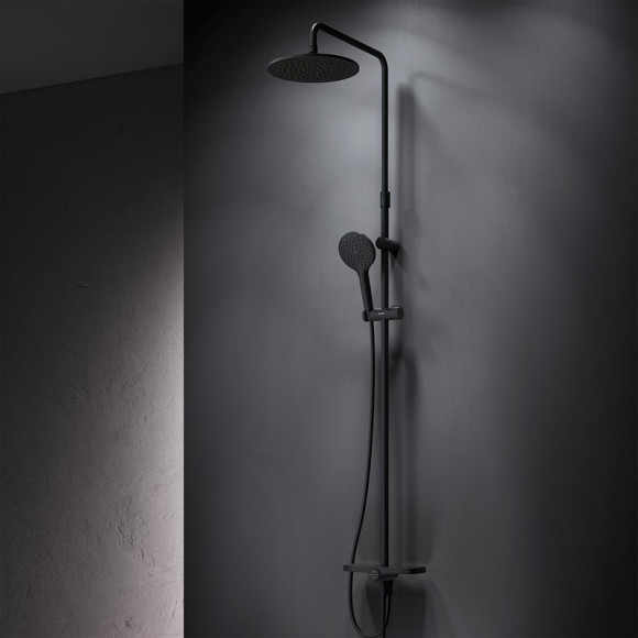 Душевая система AM.PM Like F0780222 Черная матовая Душевая система AM.PM Like F0780222 Черная матовая