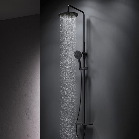 Душевая система AM.PM Like F0780222 Черная матовая Душевая система AM.PM Like F0780222 Черная матовая