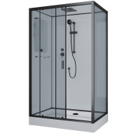 Душевая кабина Niagara Premium 120x80 NG-6912-01QL Black без гидромассажа Душевая кабина Niagara Premium 120x80 NG-6912-01QL Black без гидромассажа
