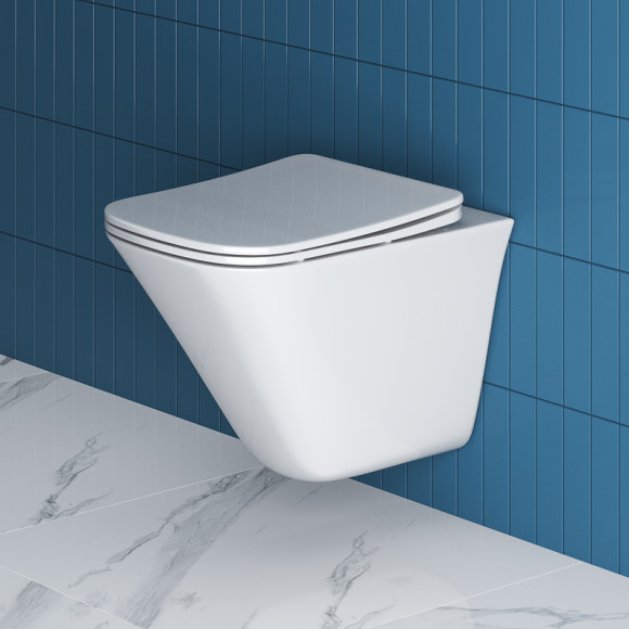 Унитаз BelBagno Marmi BB052CHR/BB132SC подвесной с сиденьем Микролифт Унитаз BelBagno Marmi BB052CHR/BB132SC подвесной с сиденьем Микролифт