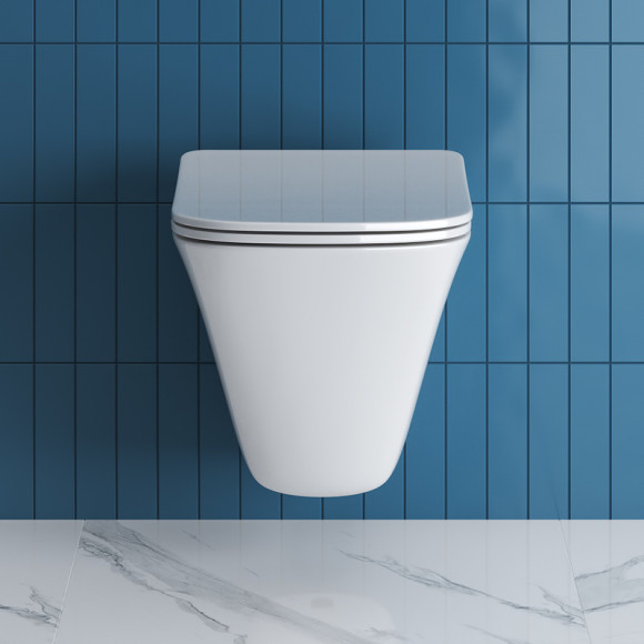 Унитаз BelBagno Marmi BB052CHR/BB132SC подвесной с сиденьем Микролифт Унитаз BelBagno Marmi BB052CHR/BB132SC подвесной с сиденьем Микролифт
