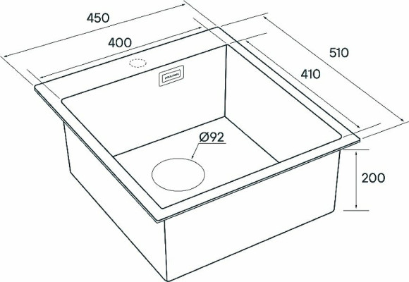 Кухонная мойка Paulmark Velten 45 PM804551-BG Брашированное золото Кухонная мойка Paulmark Velten 45 PM804551-BG Брашированное золото