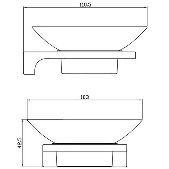 Мыльница Rav Slezak Nil NLA0300 Хром Мыльница Rav Slezak Nil NLA0300 Хром