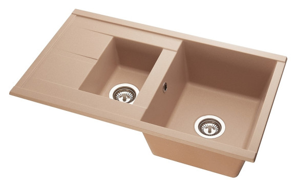 Кухонная мойка Aquaton Делия 87 1A716232DE260 Латте