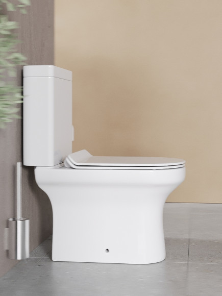 Унитаз компакт Agger AT04000 с бачком и сиденьем Микролифт Унитаз компакт Agger AT04000 с бачком и сиденьем Микролифт