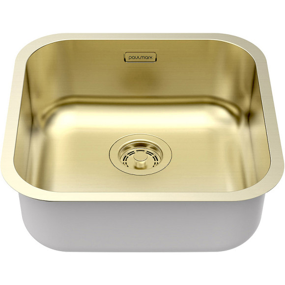 Кухонная мойка Paulmark Vello 44 Uni VE44-LG Светлое золото