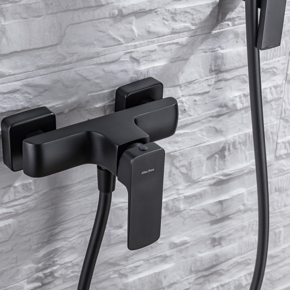 Смеситель для душа Allen Brau Infinity 5.21010-31 Черный матовый Смеситель для душа Allen Brau Infinity 5.21010-31 Черный матовый