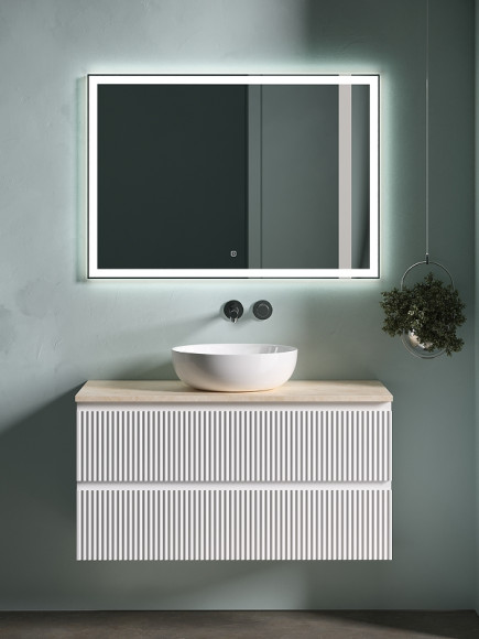 Тумба под раковину Sancos Snob R 100 SNR100W подвесная Bianco