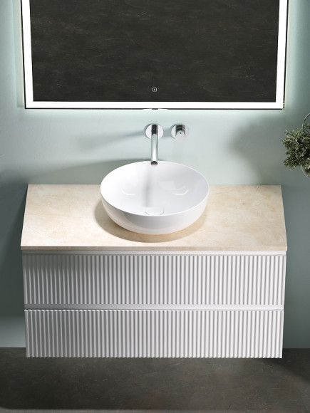 Тумба под раковину Sancos Snob R 100 SNR100W подвесная Bianco