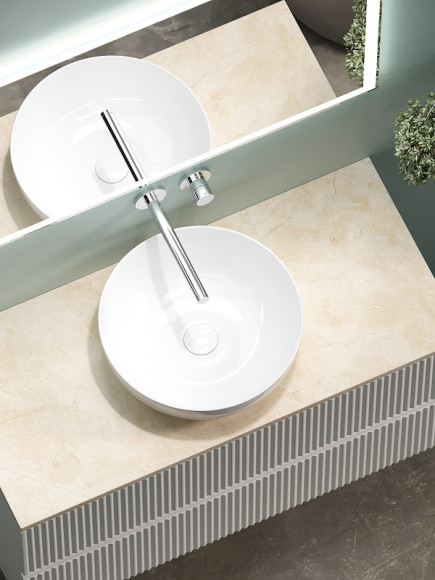 Тумба под раковину Sancos Snob R 100 SNR100W подвесная Bianco