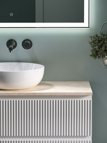 Тумба под раковину Sancos Snob R 100 SNR100W подвесная Bianco